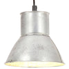 Lampe suspendue vidaxl autour de 25 w e27 17 cm en argent couleur