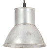 Lampe suspendue vidaxl autour de 25 w e27 17 cm en argent couleur