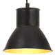 Lampe suspendue vidaxl autour de 25 w e27 17 cm noir