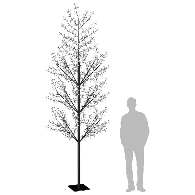 Vidaxl Christmas Tree 1200 LEDS CHERCHE BLANC LEIL BLOSSOM Cherry 400 cm