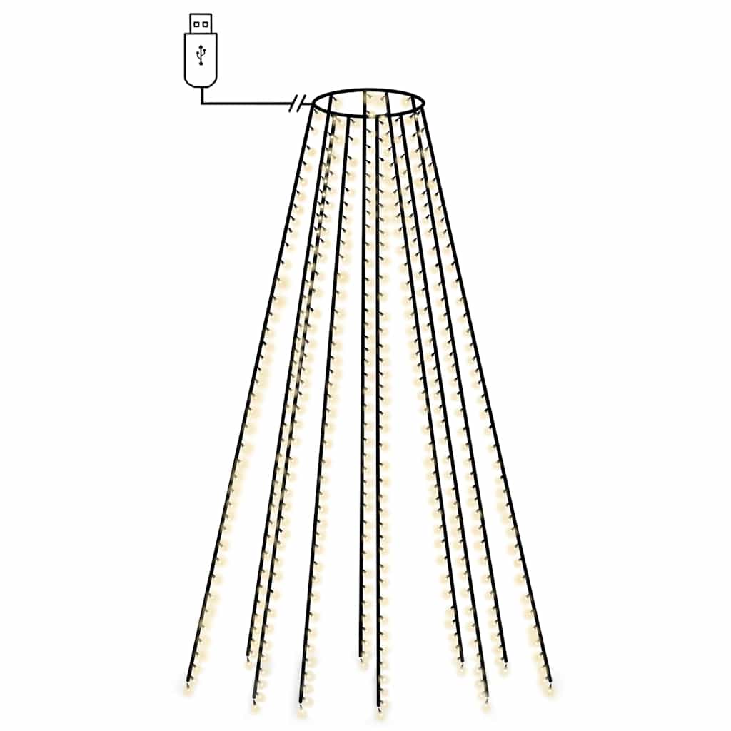 Éclairage d'arbre de Noël Vidaxl avec 500 LED Net 500 cm