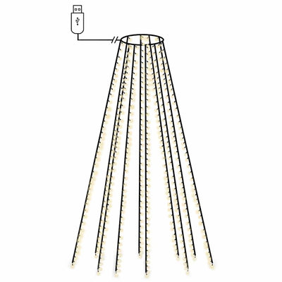 Éclairage d'arbre de Noël Vidaxl avec 500 LED Net 500 cm