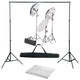 Ensemble de studio photo vidaxl avec ensemble d'éclairage et arrière-plan