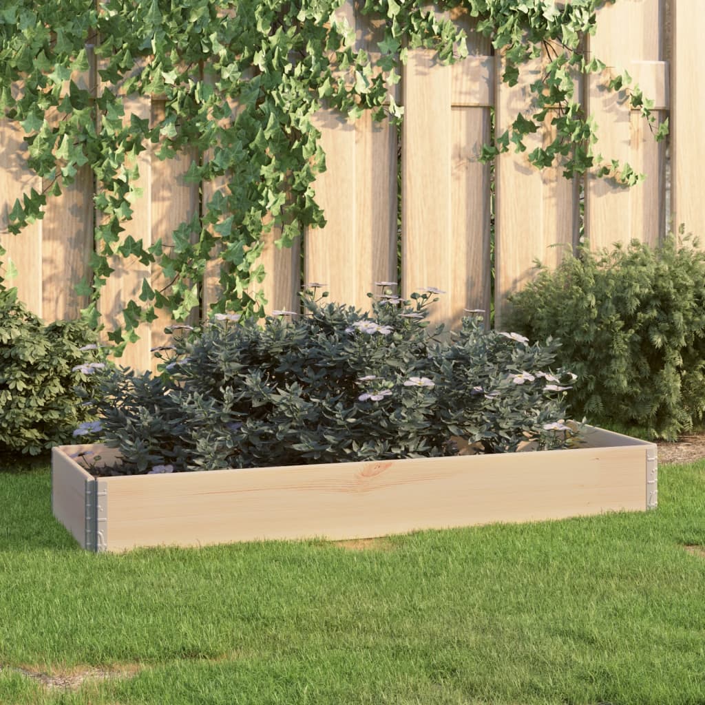 Planteur Vidaxl surélevé 50x150 cm