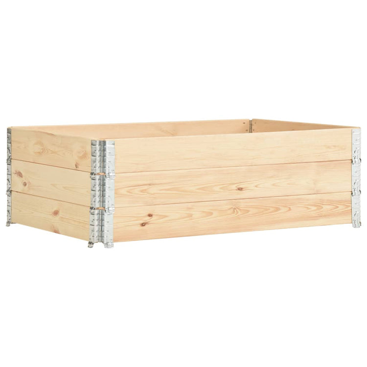 Vidaxl 3 St Planters élevé de 50 x 150 cm de pin solide