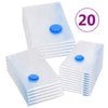VidaXL Sacs de rangement sous vide 20 pcs 3 tailles