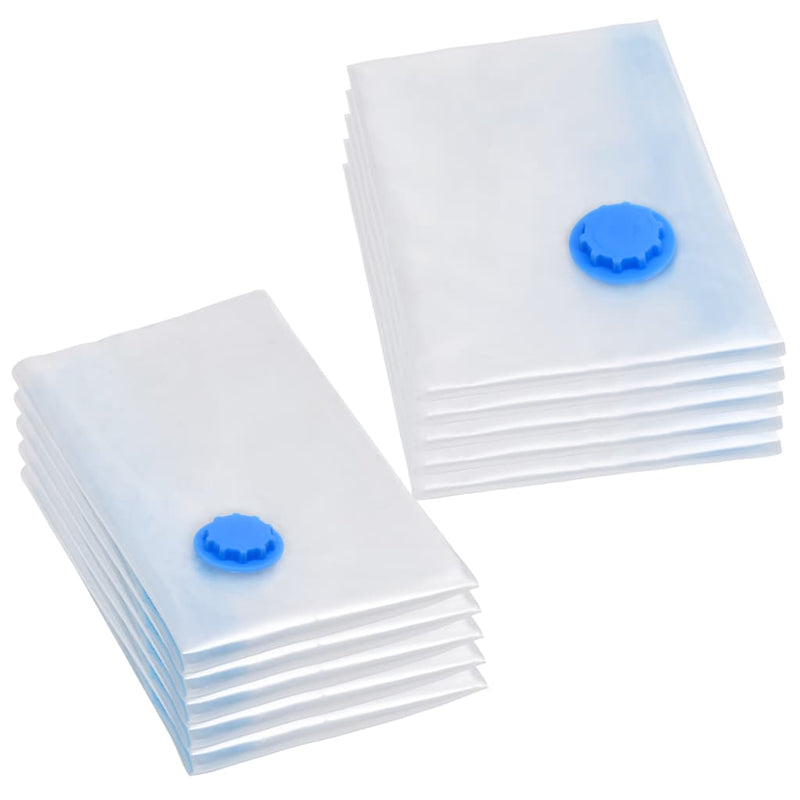 VidaXL Sacs de rangement sous vide 10 pcs 2 tailles