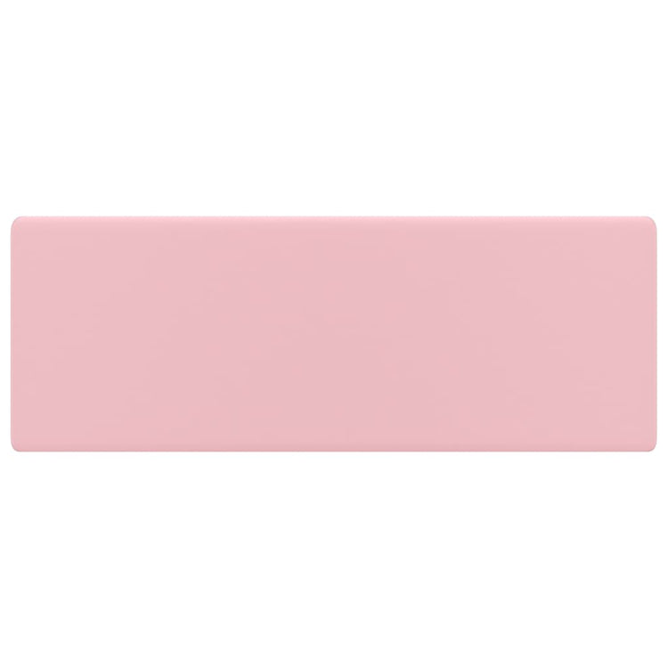 Vidaxl Washingin avec carré d'atterrissage 41x41 cm en rose de la semelle en céramique
