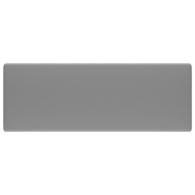 Vidaxl Washingin avec carré d'atterrissage 41x41 cm en céramique gris clair