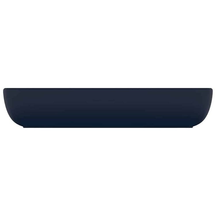 Vidaxl Washingin Rectangular 71x38 cm Mat de céramique bleu foncé