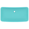 Vidaxl Washbasin Rectangulaire 71x38 cm Céramique Matt vert clair