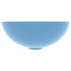 Vidaxl Washbasin Round Céramique bleu clair