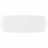 Vidaxl Washingin autour de 40x15 cm Mat de céramique blanc