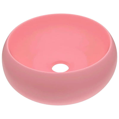 Vidaxl Washbasin Round 40x15 cm Matpown en céramique