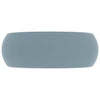 Vidaxl Washbasin Round 40x15 cm Céramique Matt bleu clair