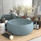 Vidaxl Washbasin Round 40x15 cm Céramique Matt bleu clair