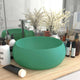 Vidaxl Washbasin Round 40x15 cm Céramique Matt Green clair