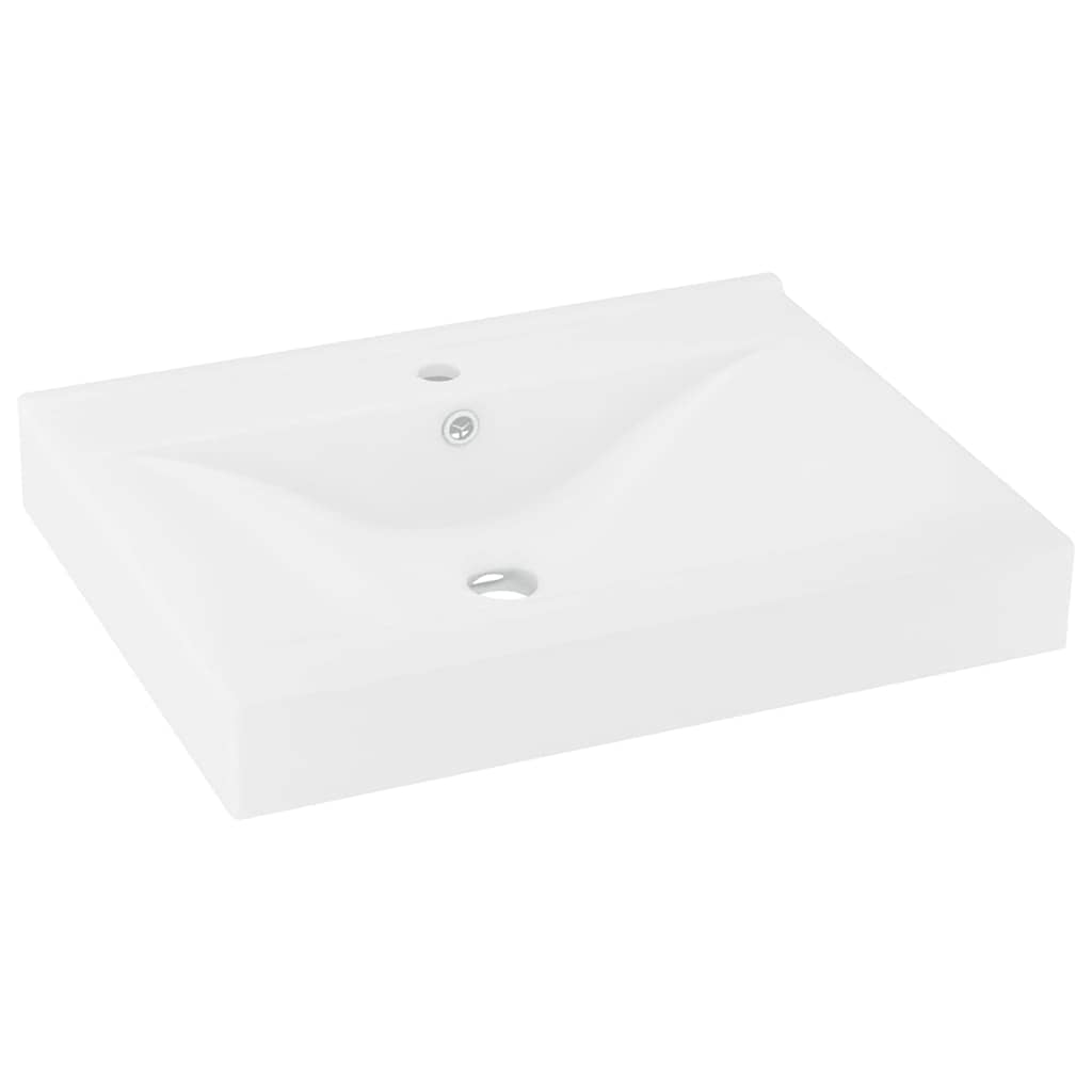 Vidaxl Washingin avec trou de robinet 60x46 cm