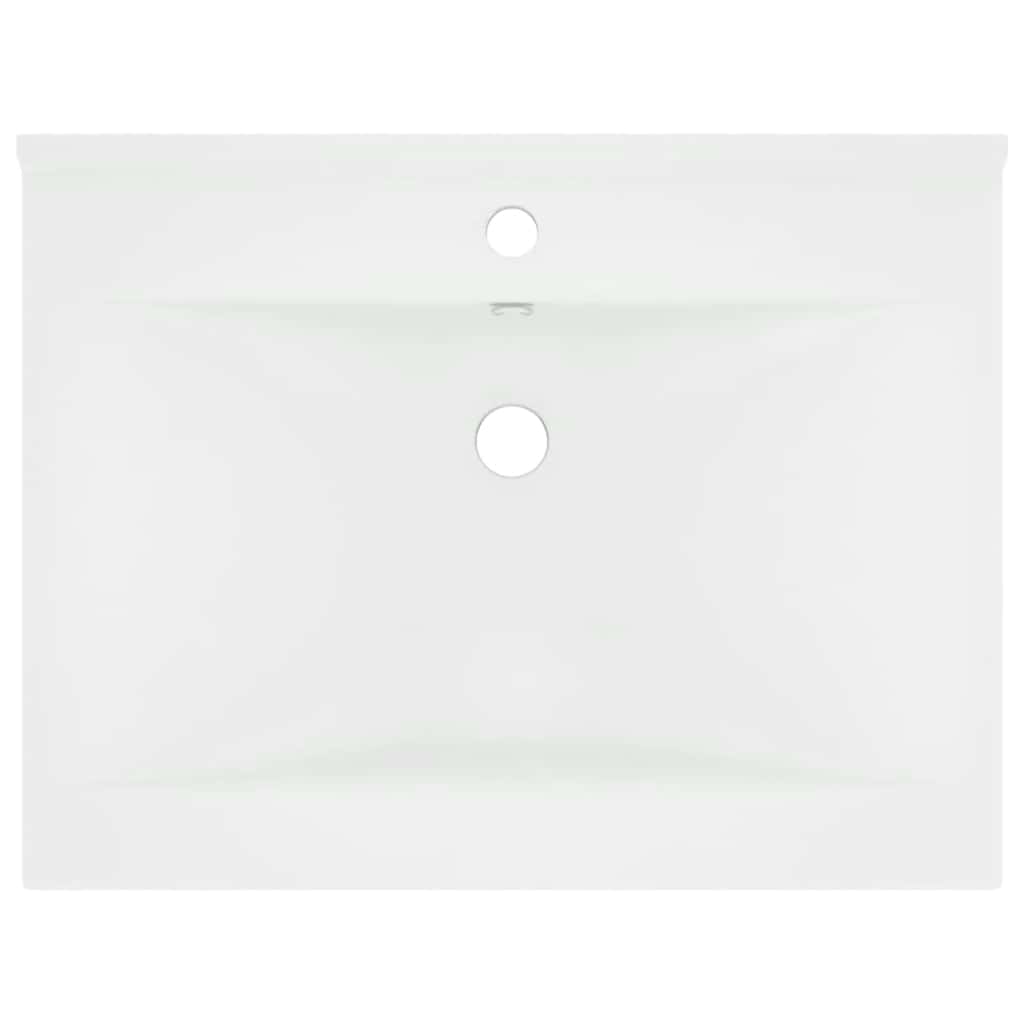 Vidaxl Washingin avec trou de robinet 60x46 cm