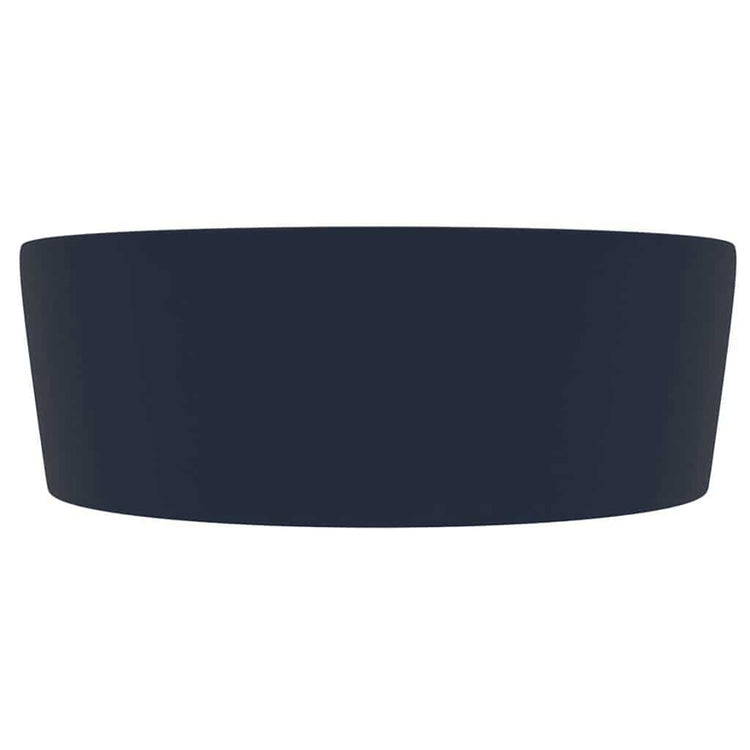 Vidaxl Washingin avec atterrissage 36x13 cm en céramique Matt bleu foncé