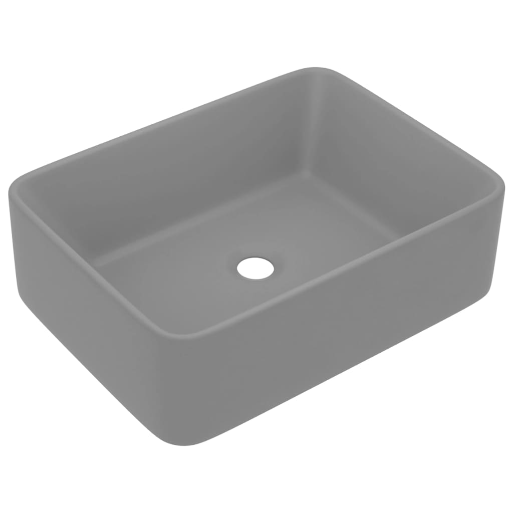Vidaxl Washbasin 41x30x12 cm en céramique gris clair