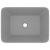 Vidaxl Washbasin 41x30x12 cm en céramique gris clair