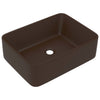 Vidaxl Washbasin 41x30x12 cm en céramique marron foncé