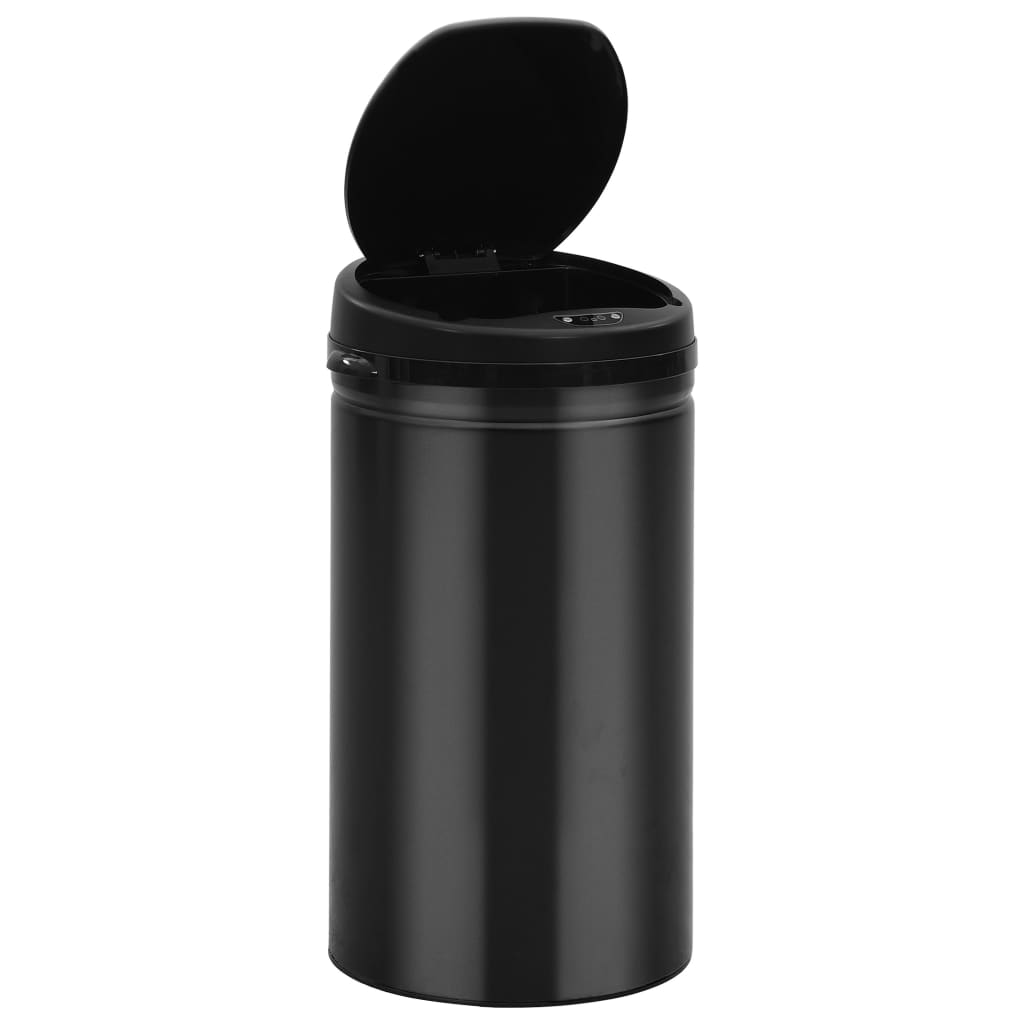 VIDAXL COBLE avec capteur automatique 50 l en acier en carbone noir