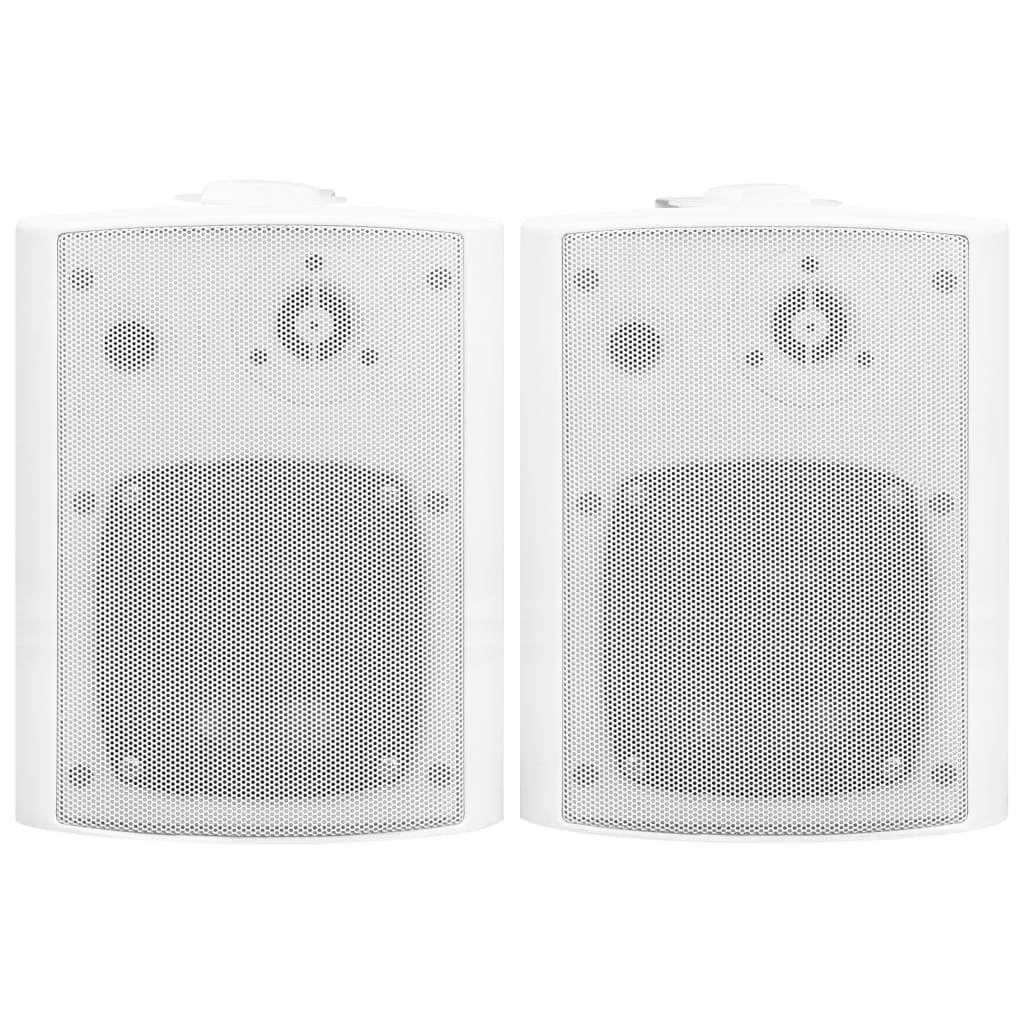 Vidaxl Stereolud haut-parleurs Mur-Mount 2 ST 100 W BLANC