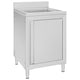 Armoire de lavabo Vidaxl Commercial 60x60x96 cm en acier inoxydable