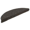 Vidaxl Stair Mats auto-adhésif 15 ST 56X17X3 cm aiguille en feutre l'anthracite