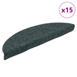 Vidaxl Stair Mats auto-adhésif 15 ST 56x17x3 cm aiguille en feutre vert - afbeelding 2