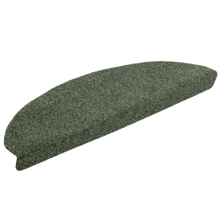 Vidaxl Stair Mats auto-adhésif 15 ST 65x21x4 cm aiguille en feutre vert