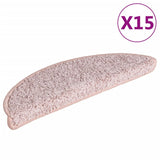 Mattes d'escalier Vidaxl 15 st 65x21x4 cm rose clair - afbeelding 2