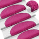 Mattes d'escalier Vidaxl 15 st 65x21x4 cm rose