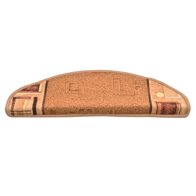 Vidaxl Stair Mats auto-adhésif 15 ST 65X21X4 CM BEIGE
