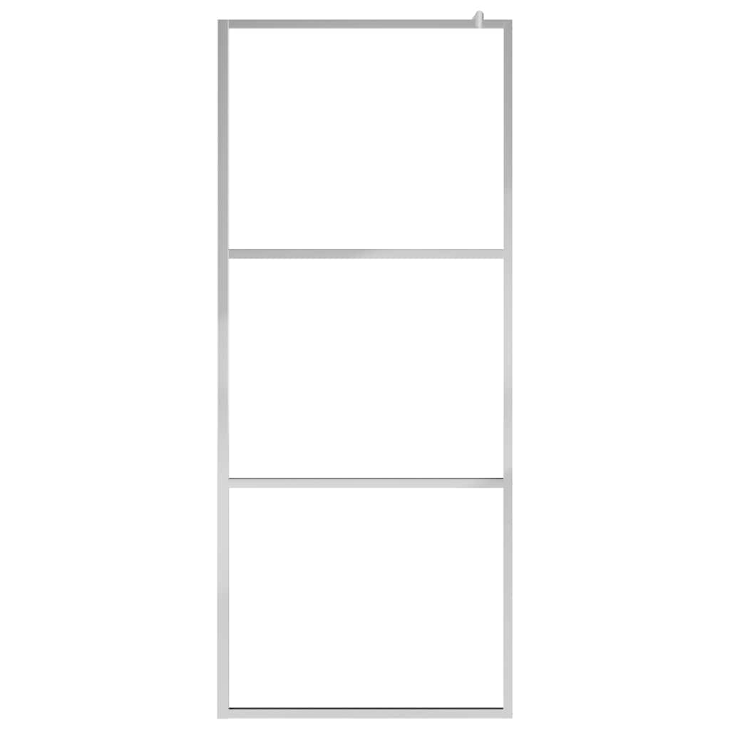 Vidaxl Walk-In Walk Mury Half-Mat 80x195 cm ESG Verre