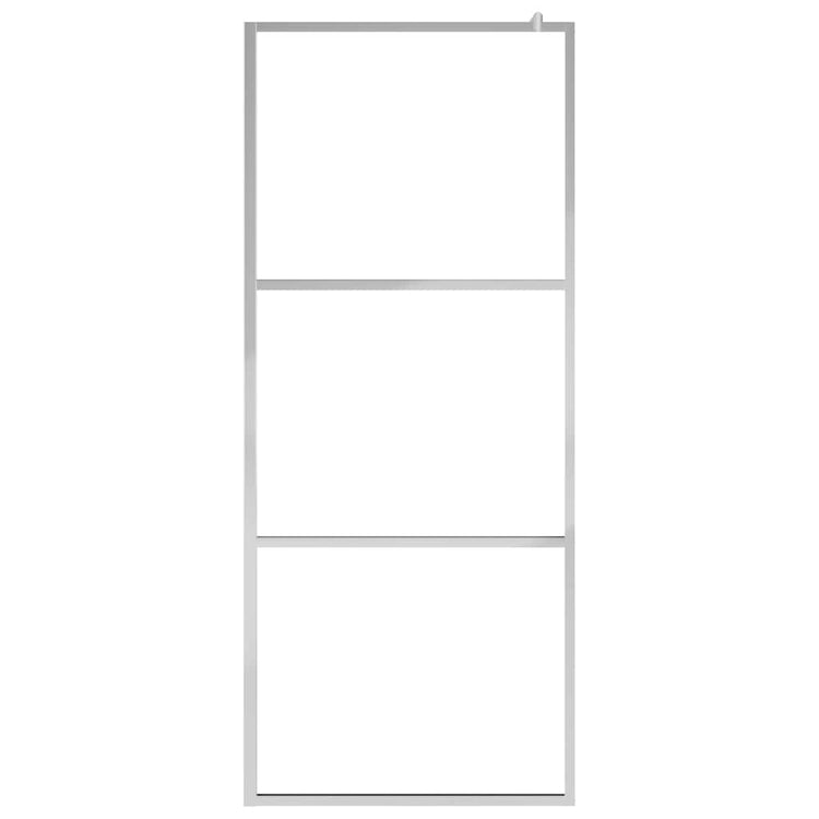 Vidaxl Walk-In Walk Mury Halfmat 100x195 cm ESG Verre