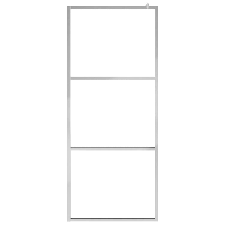 Vidaxl Walk-In Shower Walk Mall 140x195 cm ESG Verre