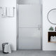 Mat de porte de douche Vidaxl 81x195 cm Verre durcie