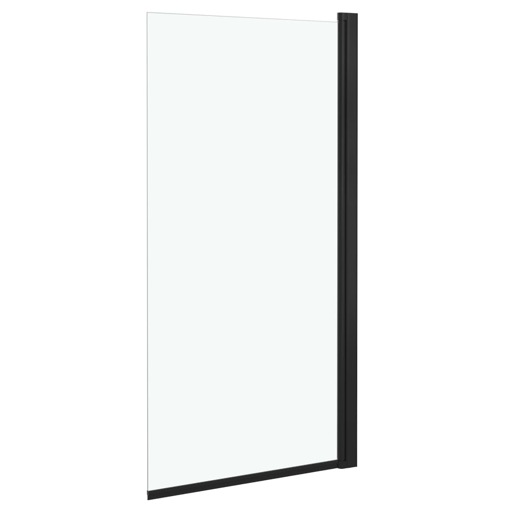 Vidaxl Mur de douche 68x130 cm ESG noir