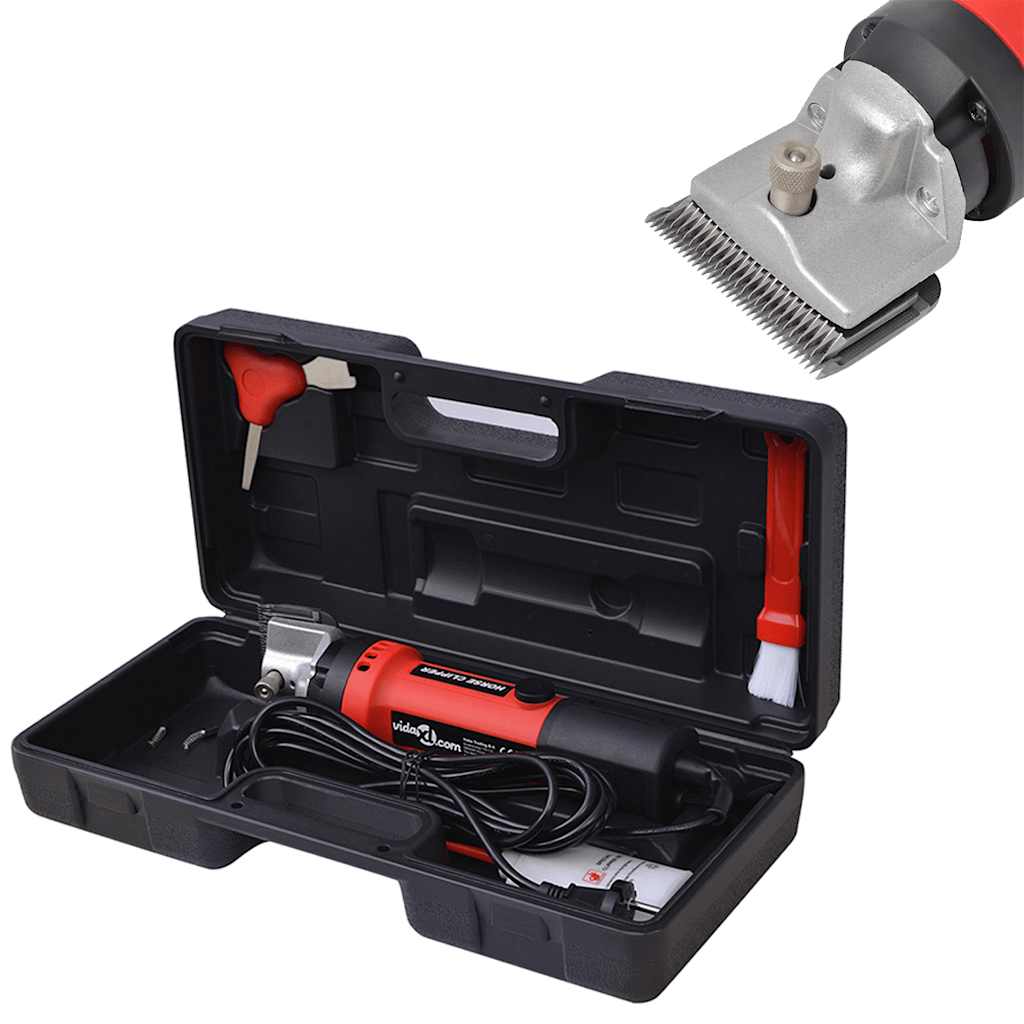 Vidaxl 6 pièces de tondeuse de cheval 550 W