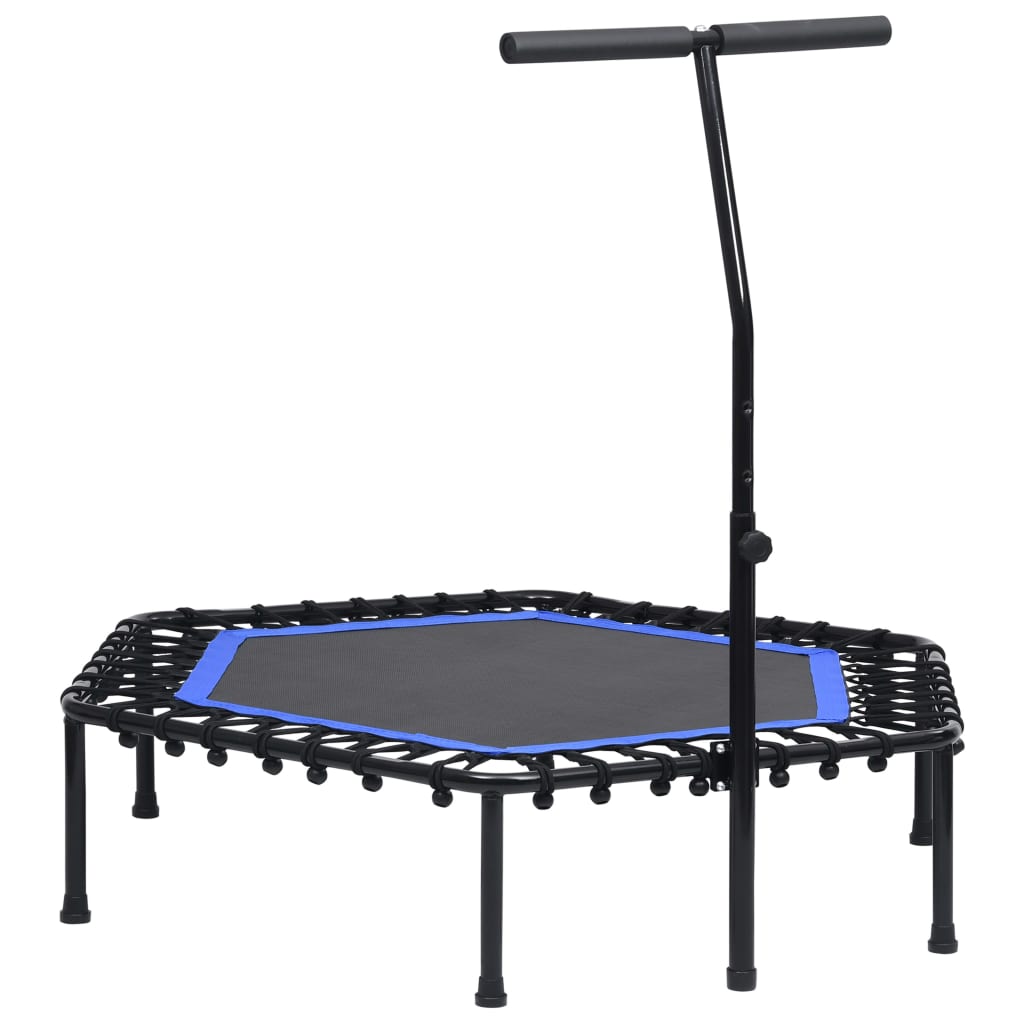 Vidaxl fitnesstrampoline avec poignée 122 cm