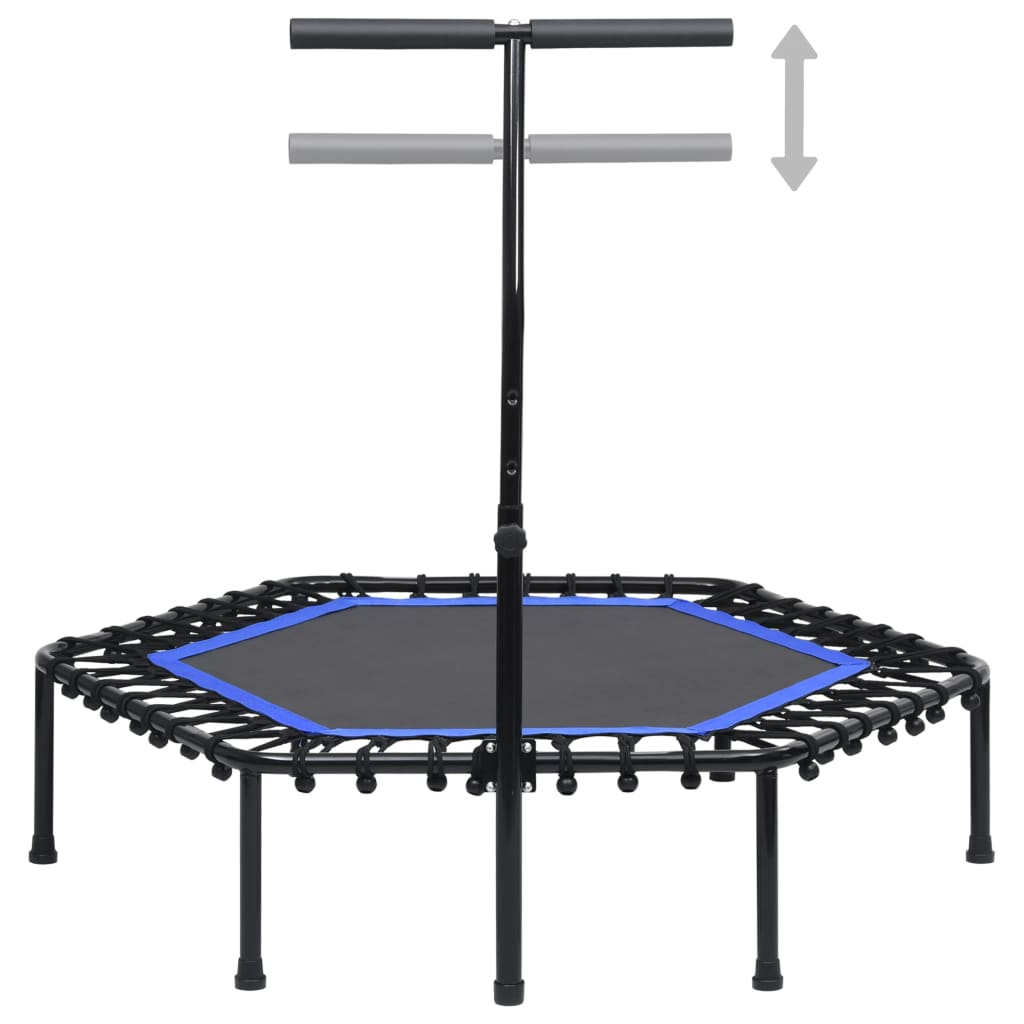 Vidaxl fitnesstrampoline avec poignée 122 cm