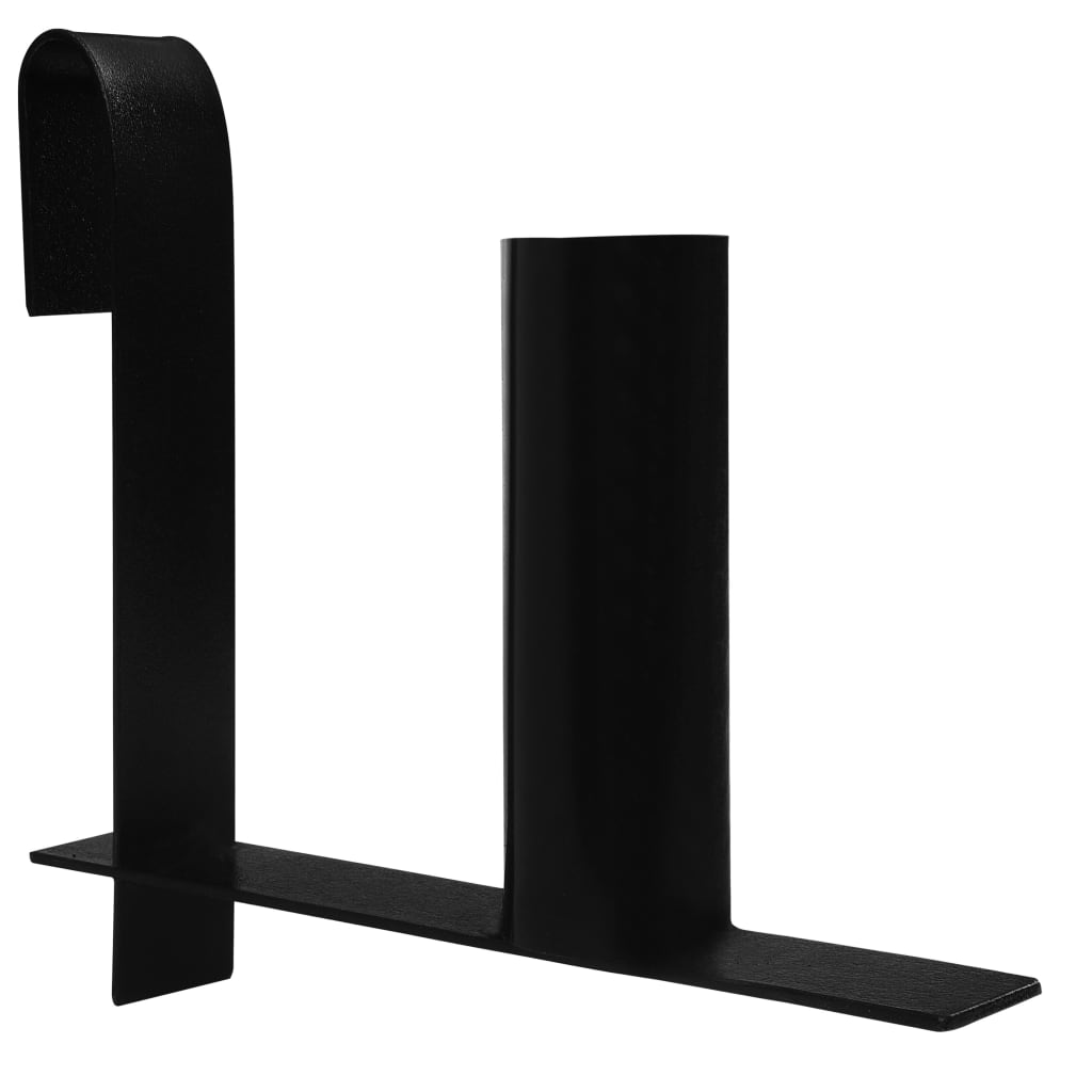Porte-étendus de vidaxl pour les tapis d'écran de confidentialité 2 ST Steel