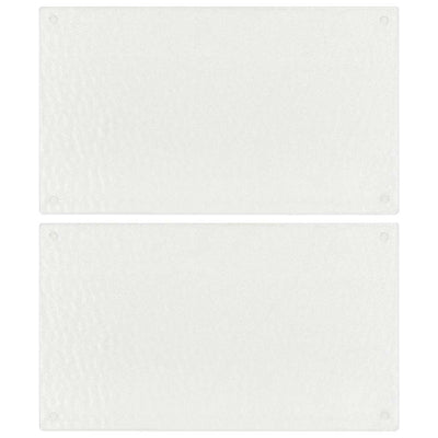 Vidaxx planches à découper 2 pcs avec verre trempé motif bulle transparent