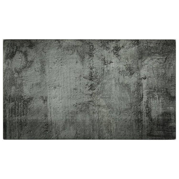 Vidaxx planches à découper 2 pcs avec verre trempé motif béton