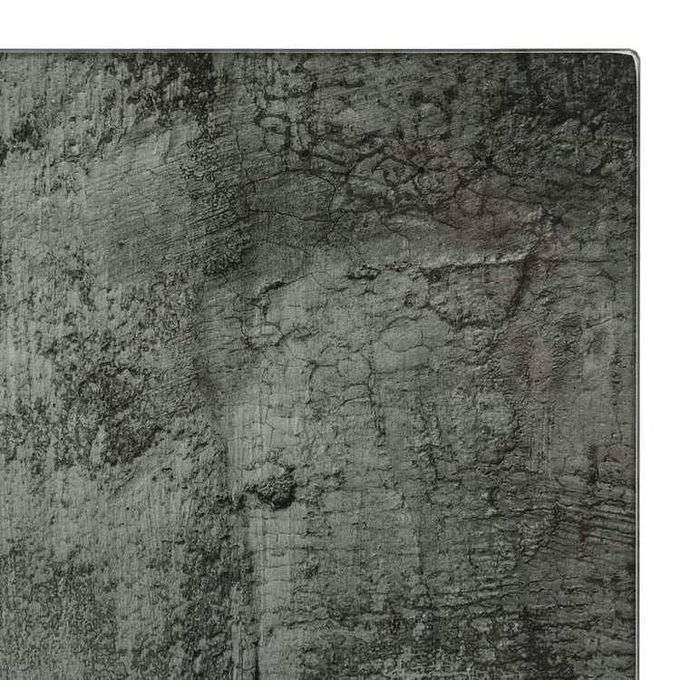 Vidaxx planches à découper 2 pcs avec verre trempé motif béton