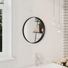 Miroir mural vidaxl 40 cm noir