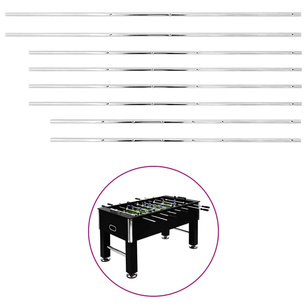Barres Vidaxl pour le tableau de football 8 st 15,9 mm